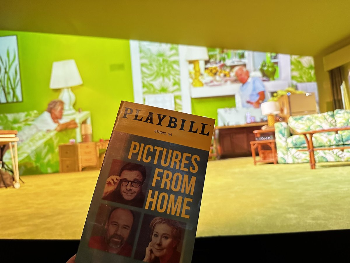 BrigidNYC's tweet photo. PICTURES FROM HOME  #1stPreview
#READY!
#NathanLane
#DannyBurstein 
#Zoewanamaker
#LarrySultan 
@PicturesBwy https://t.co/9jXupbEaQN