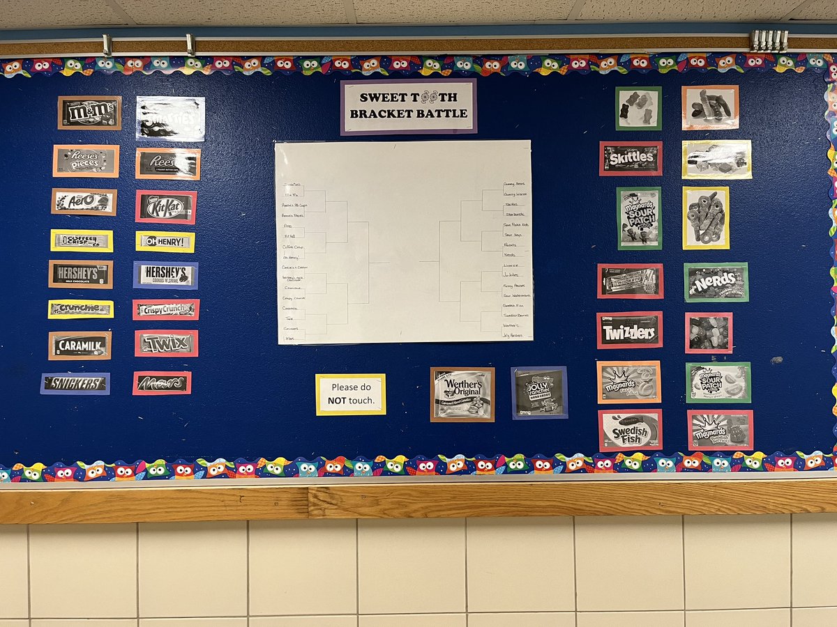 Mme. Newburn (@mllenewburnfsl) on Twitter photo This year CPS is doing Bracket Battles! From best Disney/Pixar (Toy Story) and Holiday movies (Home Alone) to now best candy! Who will win? 🍬🍫 <a href="/ColdwaterPs/">ColdwaterPS</a> This year CPS is doing Bracket Battles! From best Disney/Pixar (Toy Story) and Holiday movies (Home Alone) to now best candy! Who will win? 🍬🍫 <a href="/ColdwaterPs/">ColdwaterPS</a>