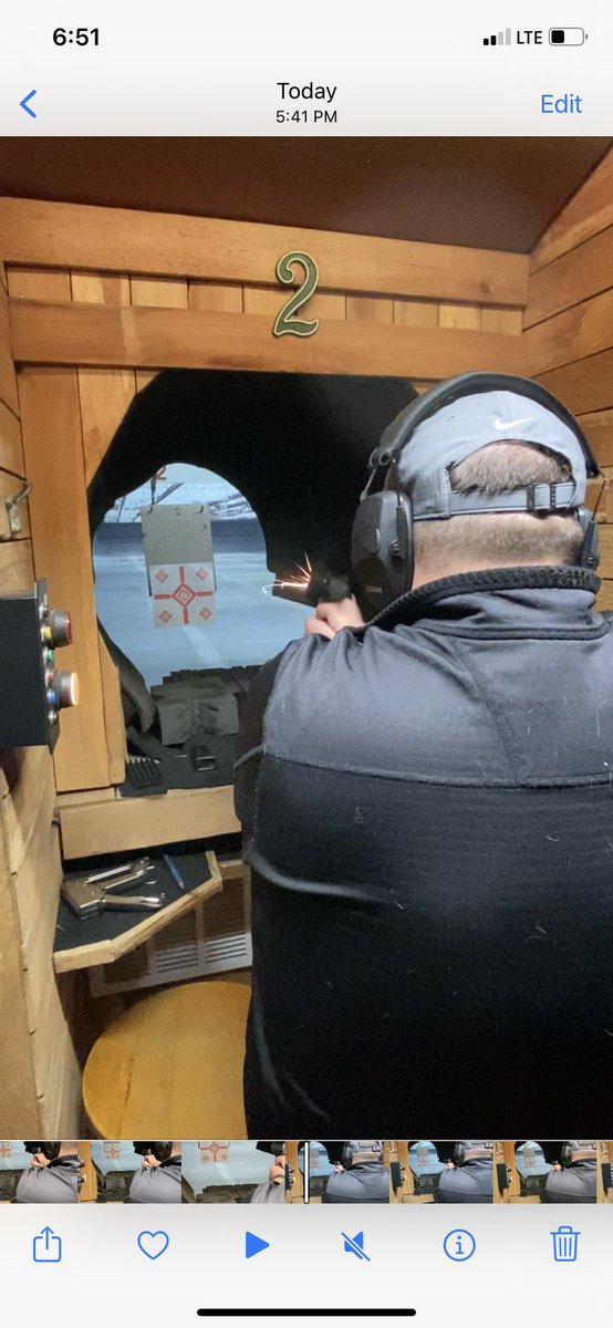CoachPetrilli's tweet photo. Great way to let off some steam &amp; have fellowship with one of my  DUDES! Always great coming to @407GunClub @407BBQ to pepper some paper! @Luke_Walerius dominated the open sights on the 9mm &amp; hit 70%+, I had 1 a little low from 15m.
#ridewithcoachP https://t.co/1tqXBPnlxL