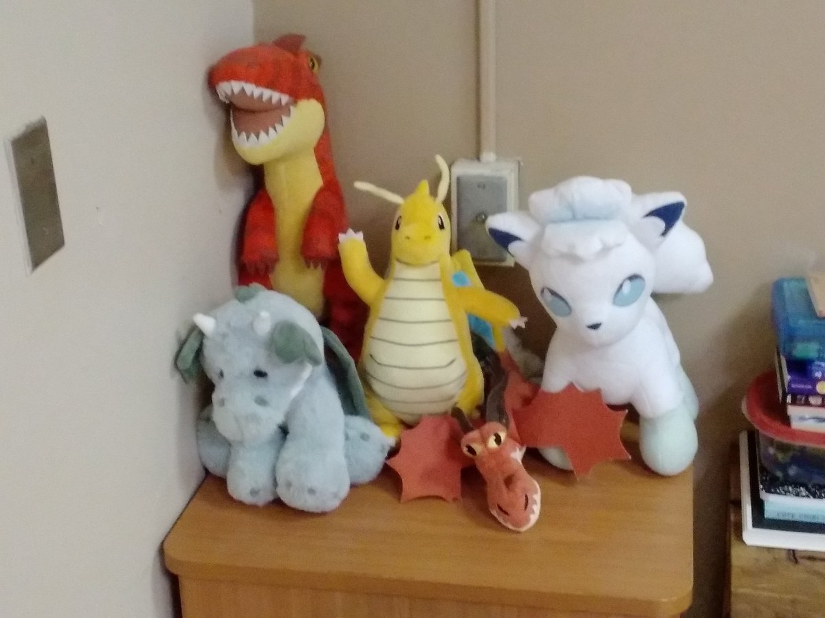 #Pokemon #dinosaur #dragons #plushie Here is my plushid collection