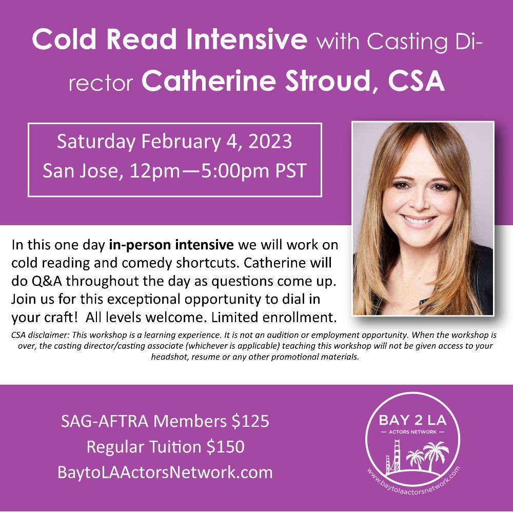 fearless_actors's tweet photo. Next In-Person Class February 4!! - https://t.co/Hiv1W49Emd Comedy and Cold Reading with casting director Catherine Stroud! https://t.co/Mj5JDzcsZD