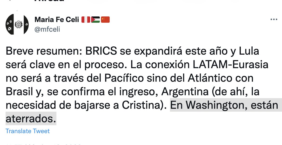 MariaPekin2's tweet photo. He confirmado con mis camaradas del Partido Comunista Chino que en Washington ESTÁN ATERRADOS.

#MariaPekin 🤡 https://t.co/pgpDHuzBRP