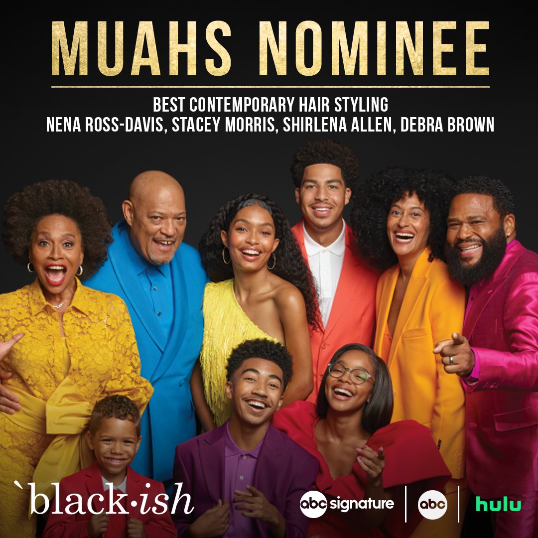 Congrats to Nena Ross-Davis, Stacey Morris, Shirlena Allen, and Debra Brown on their #MUAHSAwards nomination! #blackish