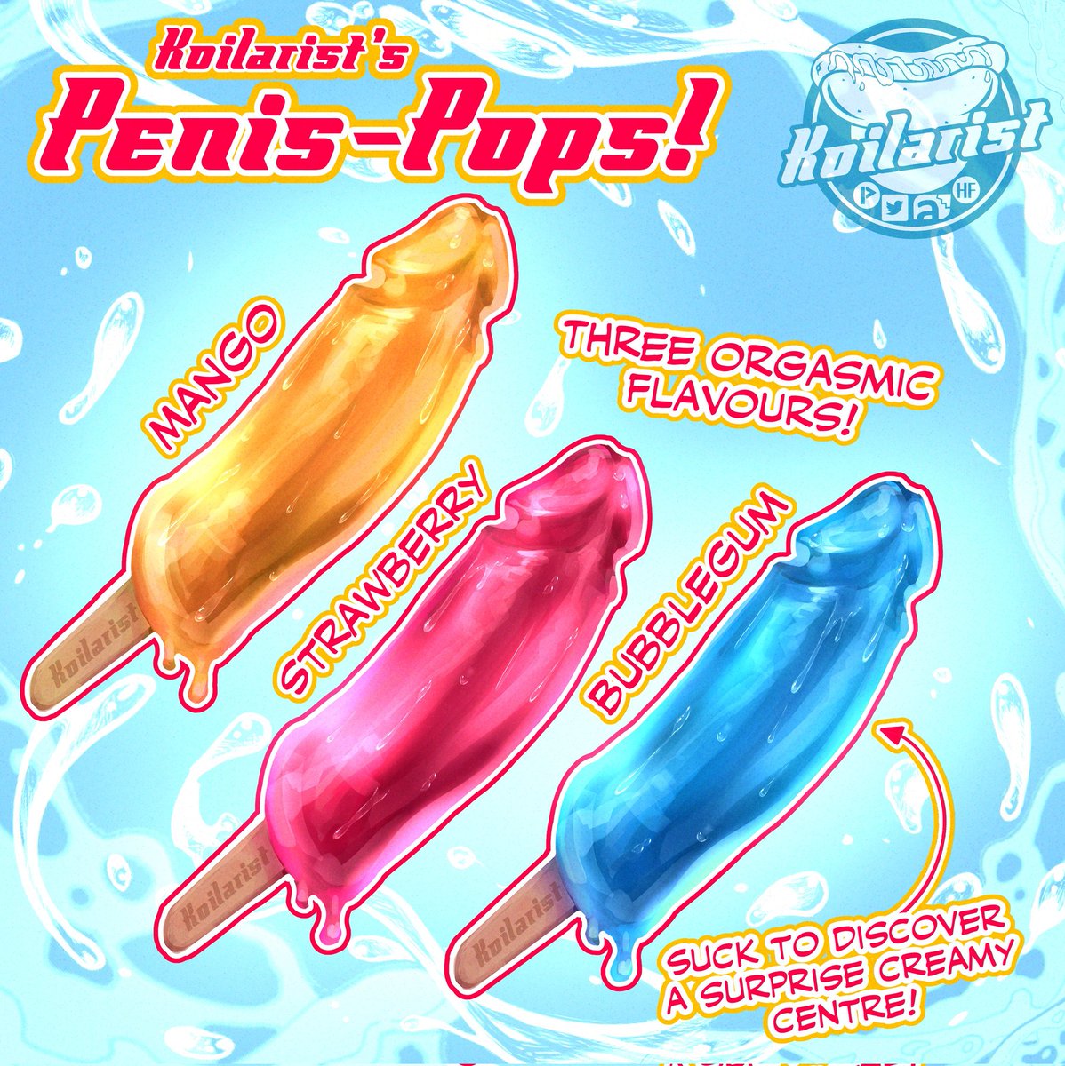 RazzyWolf's tweet photo. Oooh!! Penis pops!! https://t.co/c8WxaFjOes