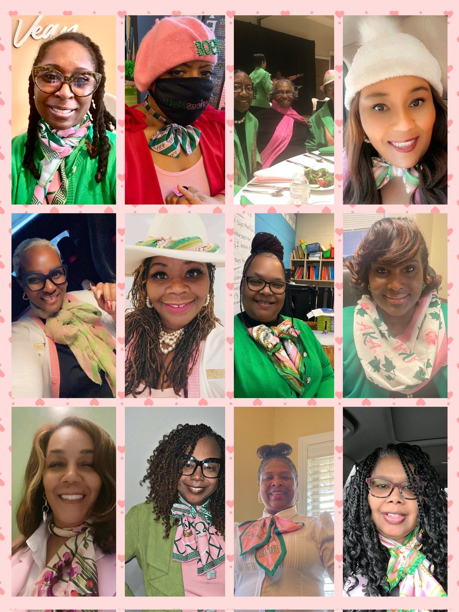 Day Three, 'Wear Your Favorite AKA Scarf' during Xi Lambda Omega Chapter's 'Proud to Be An AKA' week. #AKA1908 #SophisticatedSouthEastern #AKAXLO