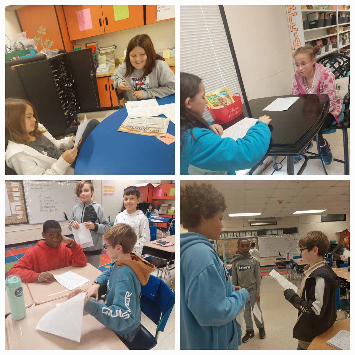 Today, student authors shared their essays. We also had some magical (for me) writing moments where students said, "Look, I used a simile," and "What inference can you make from my introduction?" If every day could be like today...