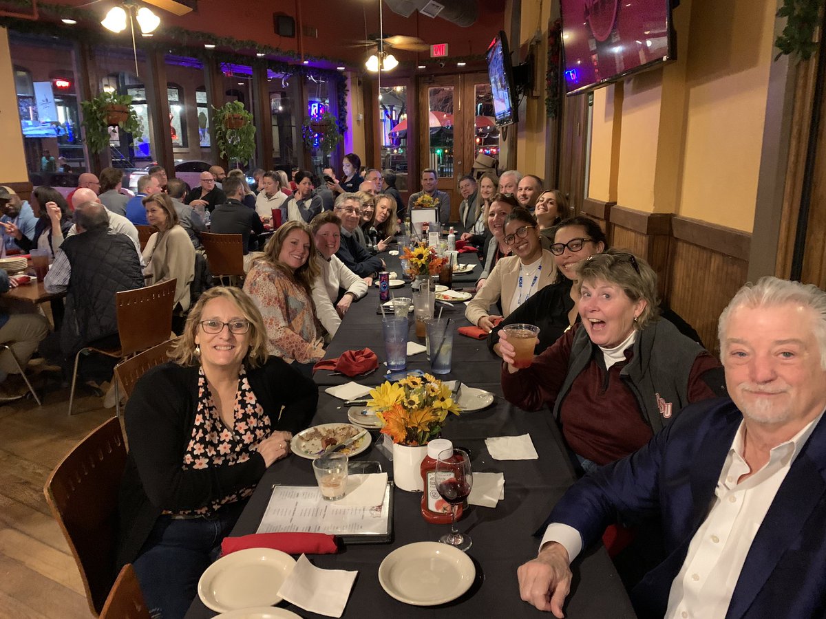 One of the best parts of convention is having this dinner with our #MASCAC membership. We are so lucky to have such wonderful people we work with in this profession!! #whyd3 #MASCACpride