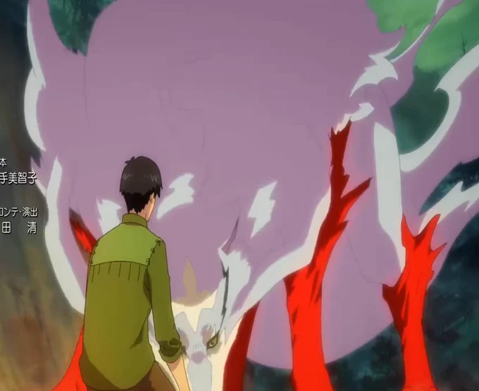 Oh my dog, The wolf is wearing red thigh socks and red sleeves like a femboy  Fel the  tondemo skill de isekai hourou meshi 