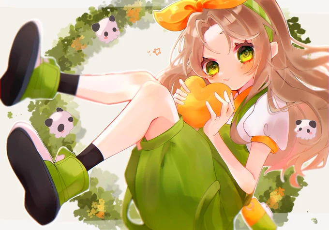 # 彩度100にすると超派手うおお………… 