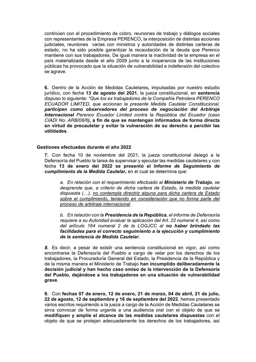 ExEmp_Perenco's tweet photo. #Ecuador_paga_Perenco_No_paga nuestra lucha, que puede crear jurisprudencia, para evitar futuras injusticias, @LassoGuillermo @Presidencia_Ec @AsambleaEcuador @MinTrabajoEc @FinanzasEc @SRIoficialEc @PGEcuador https://t.co/ZNn9GfOwUl