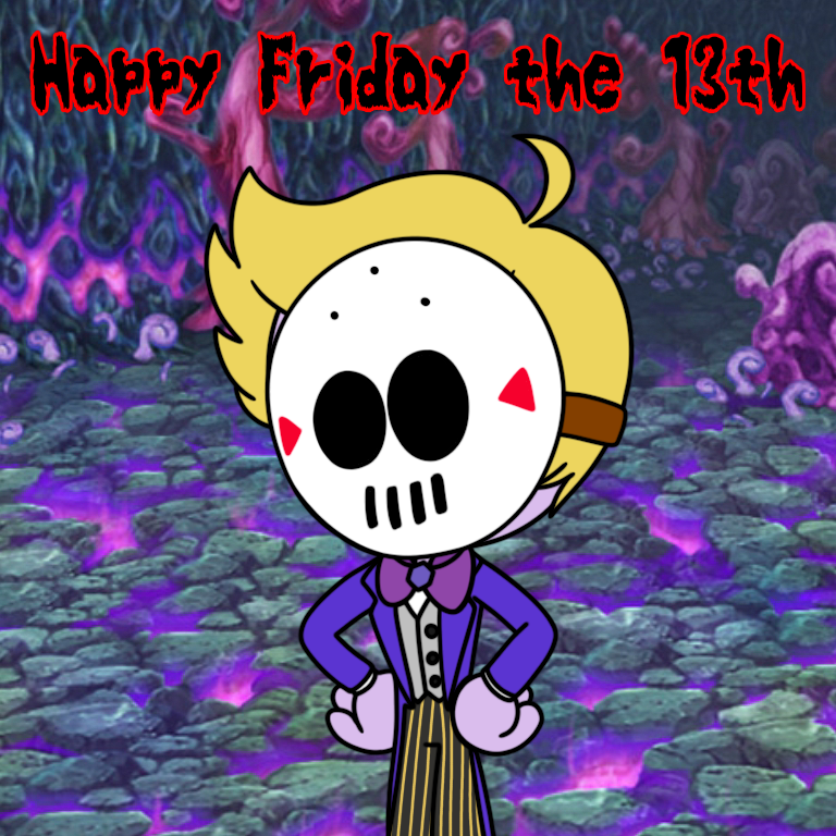 whitneygolucky's tweet photo. Happy Friday the 13th! 😈 #QuipLash #Schmitty https://t.co/UpdnGDLYjx
