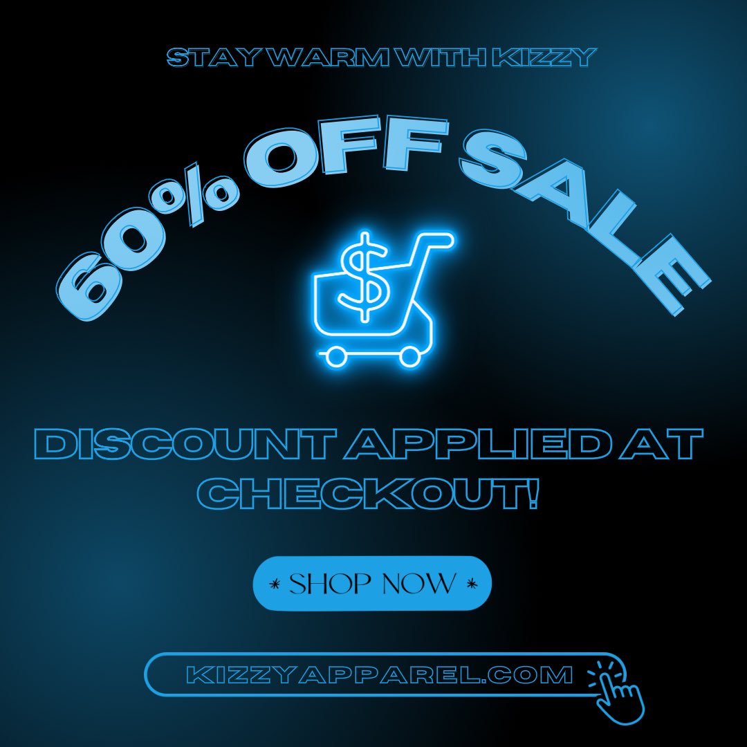 deeperthandesi's tweet photo. It's been SUPERRR cold out lately! ❄️
STAY WARM with KIZZY and shop our 60% OFF SALE! Hoodies and Sweatpants prices have DROPPED down to $20 😳🔥

—————————

✨✨✨✨✨
#clothingbrand #kizzy2023 #shopnow #60off #sale #fridaythe13th 
✨✨✨✨✨ https://t.co/9AgUxtsoaF