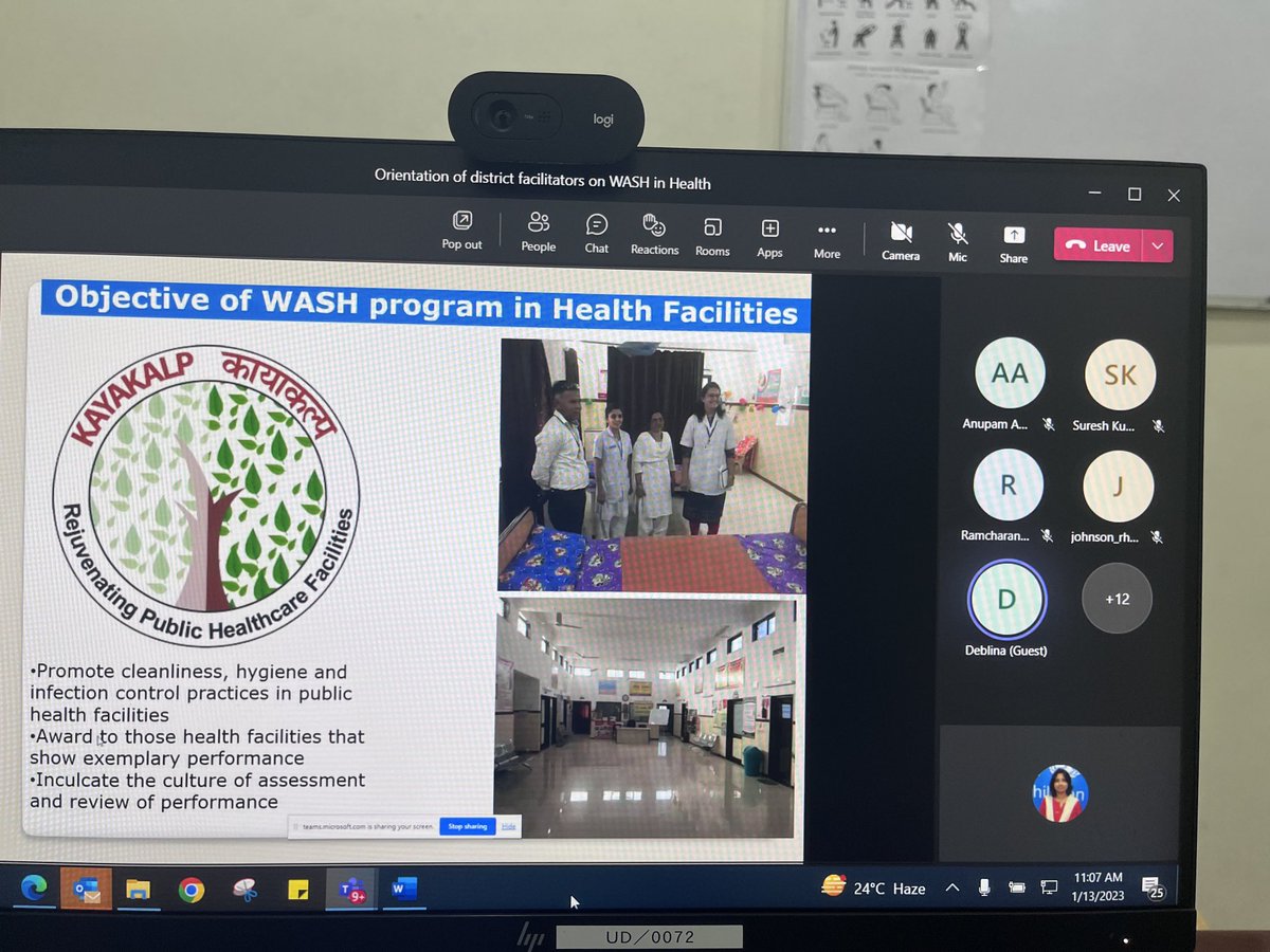 birajakabi's tweet image. Discussion on importance of WASH in HCFs is always interesting. Kayakalp initiative encourages WASH indicator improvement in HCFs. Yesterday in one orientation program for district facilitators ⁦⁦@WVIndia⁩ ⁦@UNICEFIndia⁩ #publichealth #healthforall #WASHforHealth