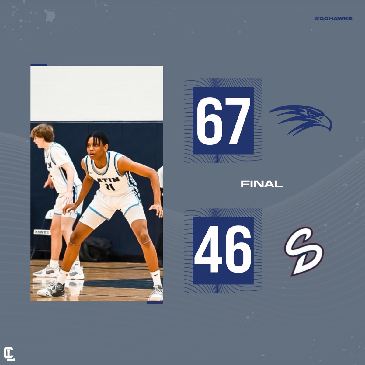 Never trailed! 

#GoHawks