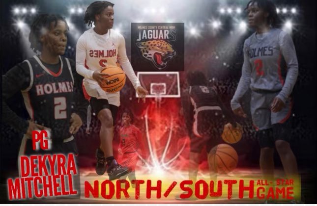 DekyraMitchell's tweet photo. I am grateful for this opportunity to participate in the 2023 Junior North/South All-Star game on March 18th at A.E. Wood Coliseum!! #Catchmethere #HolmesCounty #2 https://t.co/MbNb7NGVOY