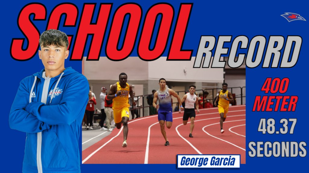 LCUCHAPS's tweet photo. A big first day for Bryce Spencer, resetting his own record in the weight throw, while George Garcia sets a school record in the 400-meter run in his first career college race @LCUtrackcc https://t.co/5IlUfQu75B
