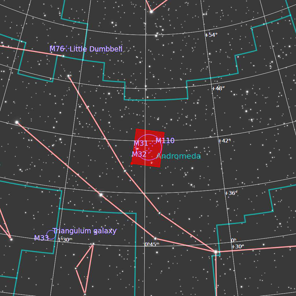 freedomfeens's tweet photo. My photo of M31 (Andromeda Galaxy), annotated, all the PGC designations are galaxies, very far away. Look close, some of them are oval shaped like M31

 Also this photo (red) in a map of space, medium and far.  @skyatnightmag @AstrophotoRocks @AstronomyMag #astrophotography #CS2U https://t.co/RnRLwNGASA