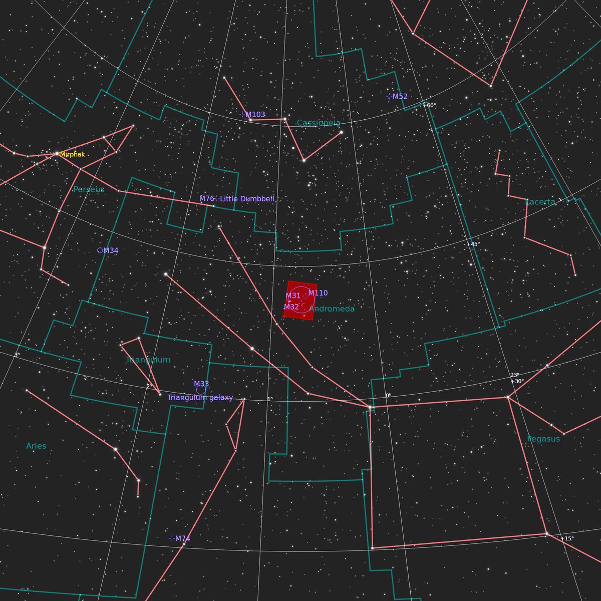 freedomfeens's tweet photo. My photo of M31 (Andromeda Galaxy), annotated, all the PGC designations are galaxies, very far away. Look close, some of them are oval shaped like M31

 Also this photo (red) in a map of space, medium and far.  @skyatnightmag @AstrophotoRocks @AstronomyMag #astrophotography #CS2U https://t.co/RnRLwNGASA