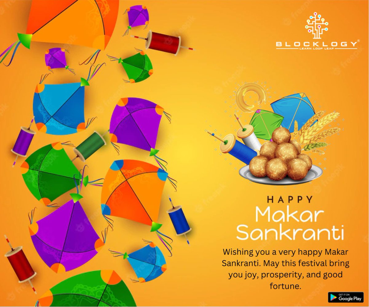 blocklogy's tweet photo. Wishing you a very happy Makar Sankranti. May this festival bring you joy, prosperity, and good fortune.

Happy Makar Sankranti From Happy Makar Sankranti From Blocklogy 

#happymakarsankranti https://t.co/x55lZBLodR