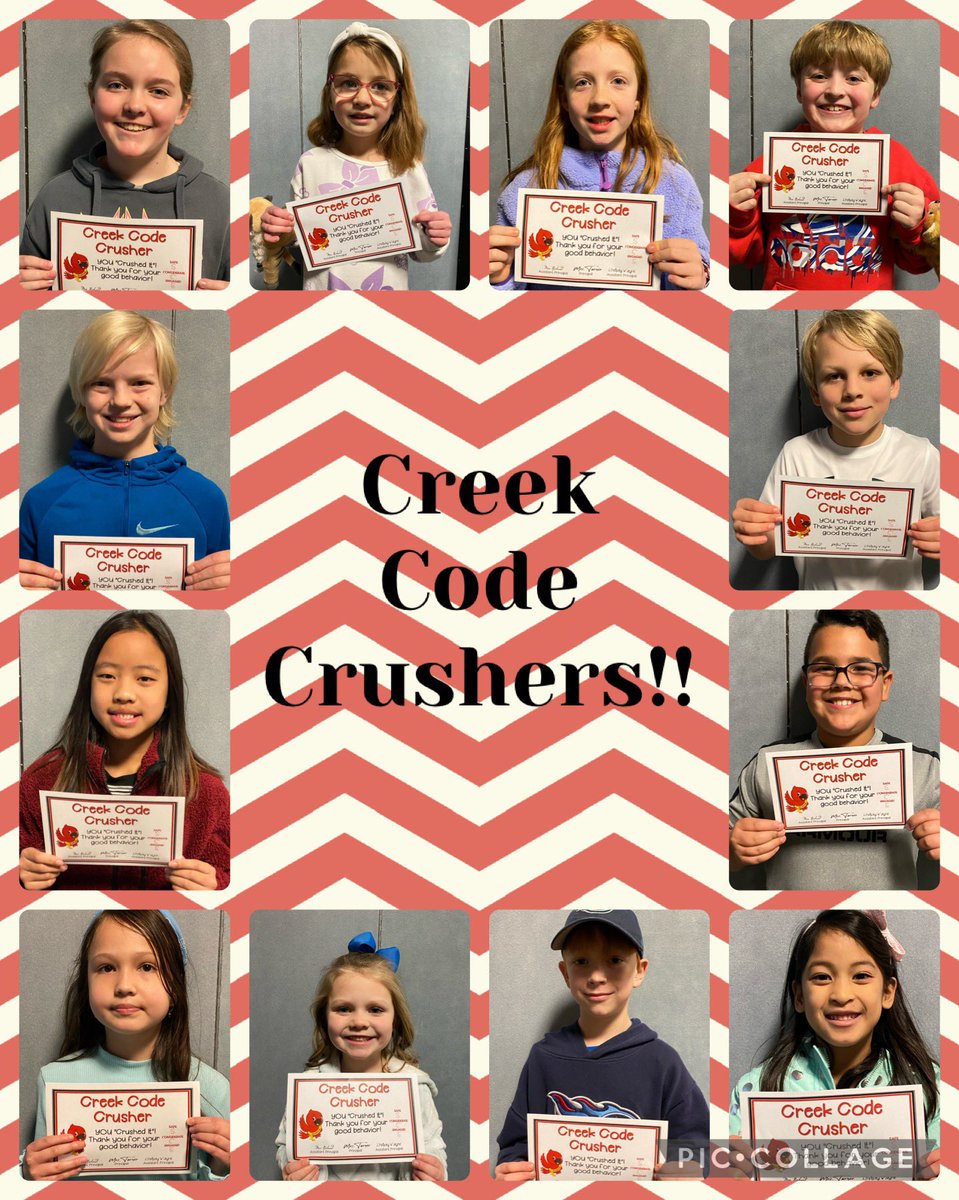 Creek Code Crushers!! First of 2023! Good behavior matters #creeklife