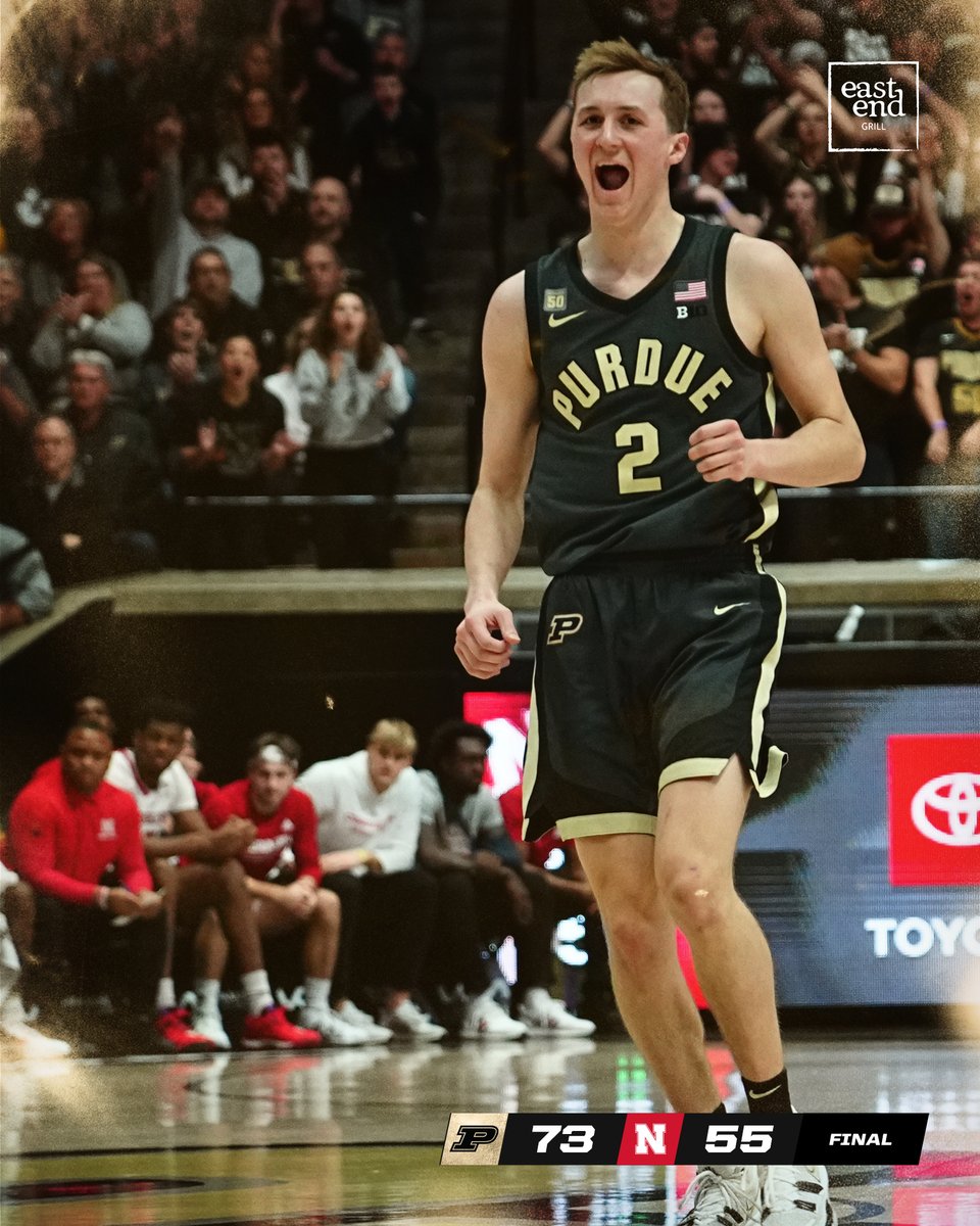 BoilerBall's tweet photo. 💥💥💥💥💥 FINAL

Purdue improves to 16-1 (best 17-game start since 1993-94) and 5-1 in the Big Ten.

Loyer finishes with 27 points (6 3-pointers) and 3 assists. https://t.co/OowuvInBrs