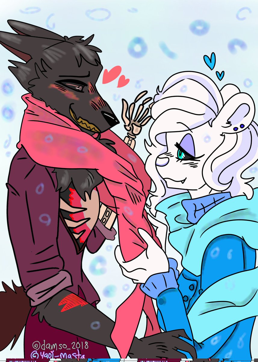 Yaoi_masta's tweet photo. #drawcember2022 scarf~♡
@AsterTheUnholy Aybss and his lovely lioness Neeve~♡
@HazbinOcGallery #HazbinHotel #HazbinHotelOC #hhoc #helhound #art #ArtistOnTwitter #artists #Digital #digitalart #DigitalArtist #drawcember https://t.co/lS4Ui0C0HD