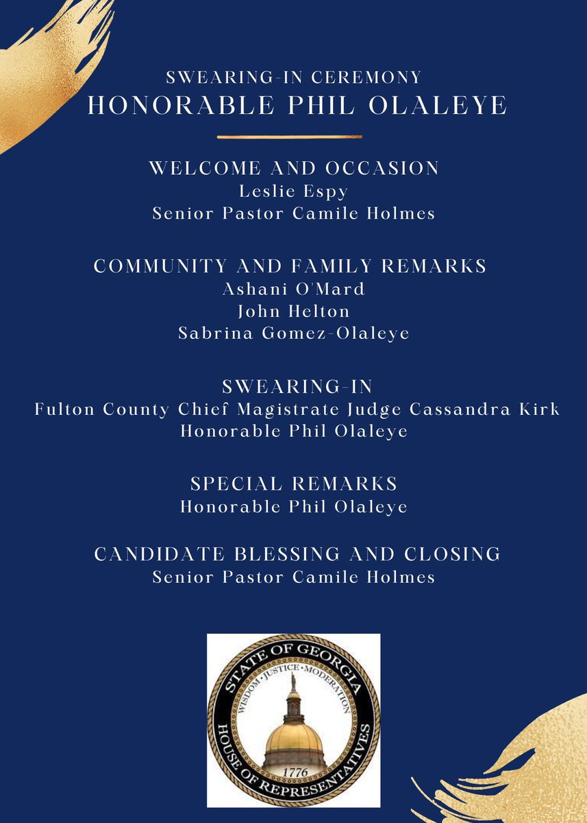 Big day tomorrow! Can’t wait to celebrate with family and the community.