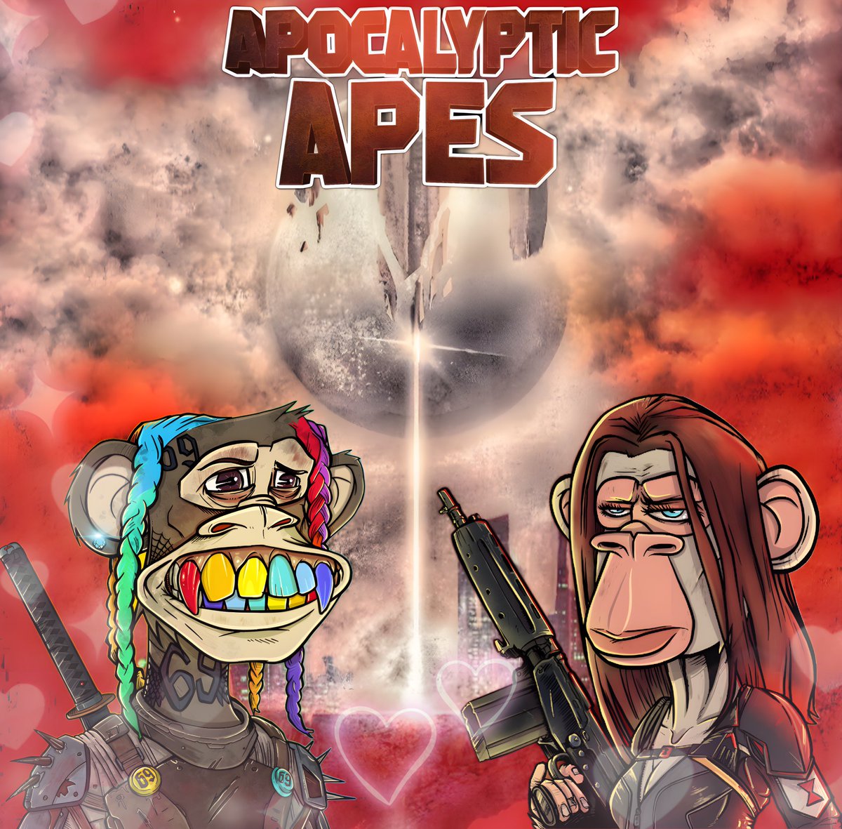 @jwizvr6 @apocalypticapes @AAPEQueens @Fityeth @DJWienerNFT @da_president518 @Dr_Zinu @hughbenjamin @thedankone1313 @Feliana_eth @CosmoPond3r #LegendaryCouple 💕 #AAPES #AAPEQueens