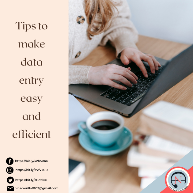 ndcvirtualsvcs's tweet photo. Data entry ๐ฉ๐ปโ๐ป is an important task that requires accuracy and efficiency.
Do you want to know some tips๐ก to help you tackle data entry?
Follow us on our:
Fb page: https://t.co/X1Kq8rx3Ot
Instagram: https://t.co/bEJaJDlteD
#dependableva #virtualassistance #ndcvirtualsvcs https://t.co/wA76sqcRtU