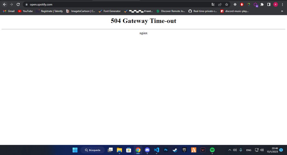 emanuel_dev__'s tweet photo. Do you like to listen to spotify? well not today, it's down and only load the first 2 seconds of each song and it crashes, Hopefully it will be back soon.
#spotify #downSpotify #spotifyDown #nowSpotify
#down #music #Shakira #ShakiraBZRP
@Spotify https://t.co/LdajagnvO0