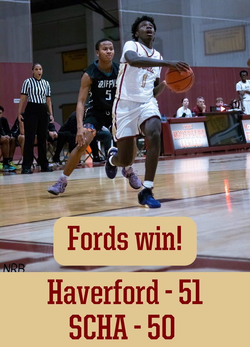 FordsBasketball's tweet photo. Fords take down SCH Academy 51-50! KJ Carson led the way with 14 points. Duke Cloran chipped in with 10. Go Fords! https://t.co/ZoAmqrbxsU