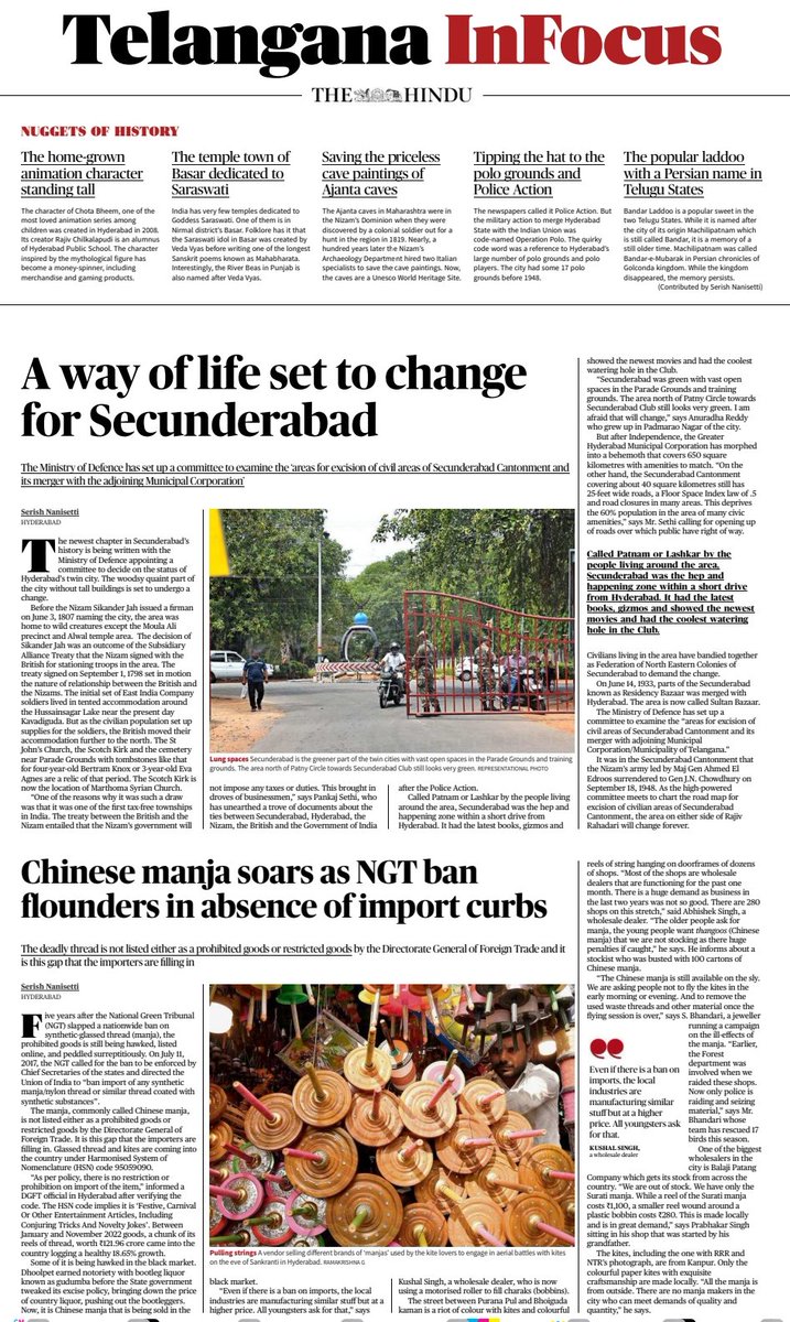 THHyderabad's tweet image. Telangana #infocus #secunderabad #cantonment