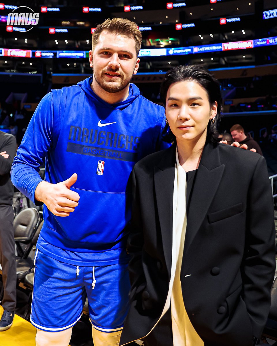 dallasmavs's tweet photo. LD 🤝 Suga 

@luka7doncic // #MFFL https://t.co/S5eV4JpOoJ