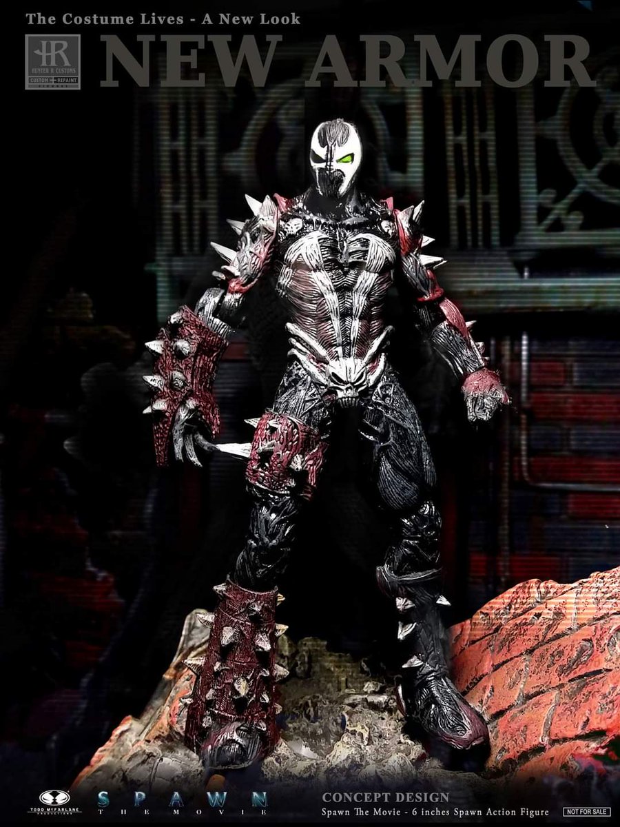 CustomsHunter's tweet photo. Movie Spawn 
From concept to custom figure
#customactionfigures #customactionfiguresart  #customspawn #hellspawn #hunter_r_customs #mcfarlanetoys #spawn #spawnactionfigure  #spawncustom #spawnfanart #spawnmcfarlane #spawnmovie #spawnmovie1997
#toddmcfarlane #スポーン https://t.co/tQvgp4bqPT