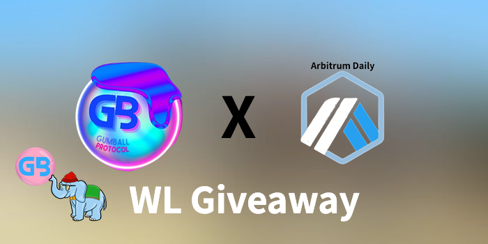 📰  #Giveaway  Event📰

We're giving away 5 #WL from 
<a href="/GumBallProtocol/">GumBall 6900</a>
 to #arbinauts 🔥🔥

To enter:
✅Follow 
<a href="/GumBallProtocol/">GumBall 6900</a>
 &amp; 
@NftGumbo 
 &amp; 
@DefiQiao 
 
✅Rt and ❤️

Join discord.gg/r9bpytnj
#NFT #Arbitrum #WLGiveaway #USDT #BTC