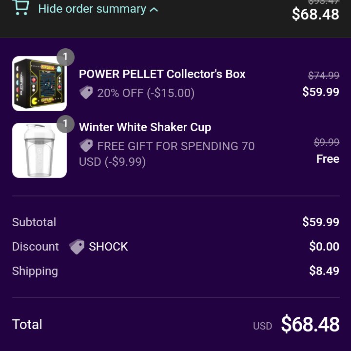 @ES_FTW I got the Pac man GFULE box and remembered to use your code 😁 #GFUEL