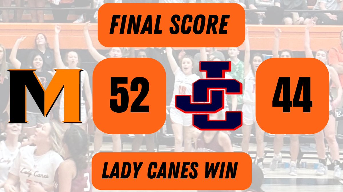 Lady Canes pick up a big district win tonight at Jefferson County to improve to 9-9 overall &amp; 2-1 in District 2-AAAA
#GoLadyCanes🏀⚫️🟠⚫️🟠💪😤