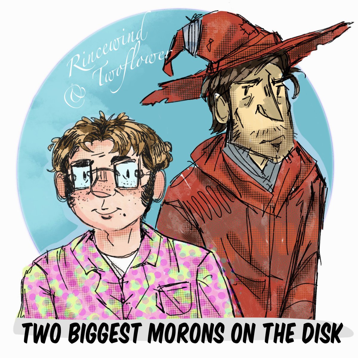 ginzburg_jake's tweet photo. remebered how i love these two dumbasses with the new audiobook…

#twoflower #rincewind #discworld https://t.co/n5Eu976919