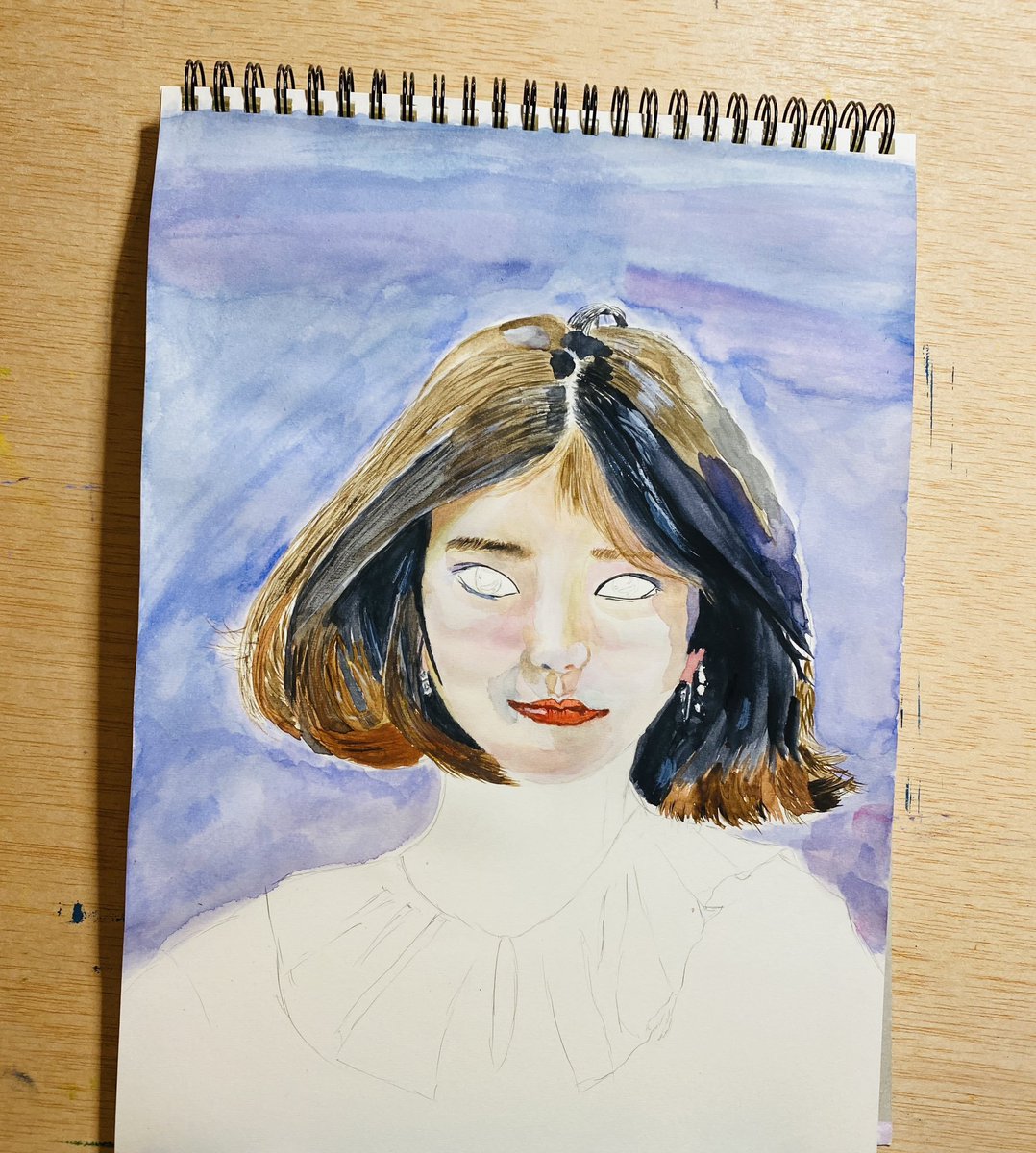 vot_ien's tweet photo. 水彩画 若い女の子

フィギュアを描くのは初めてですが、とても大変な作業です。 チュートリアルがなく、ただコピーしているだけなので、もっと練習して上達したいです☺️ https://t.co/O9E9FUpiiR