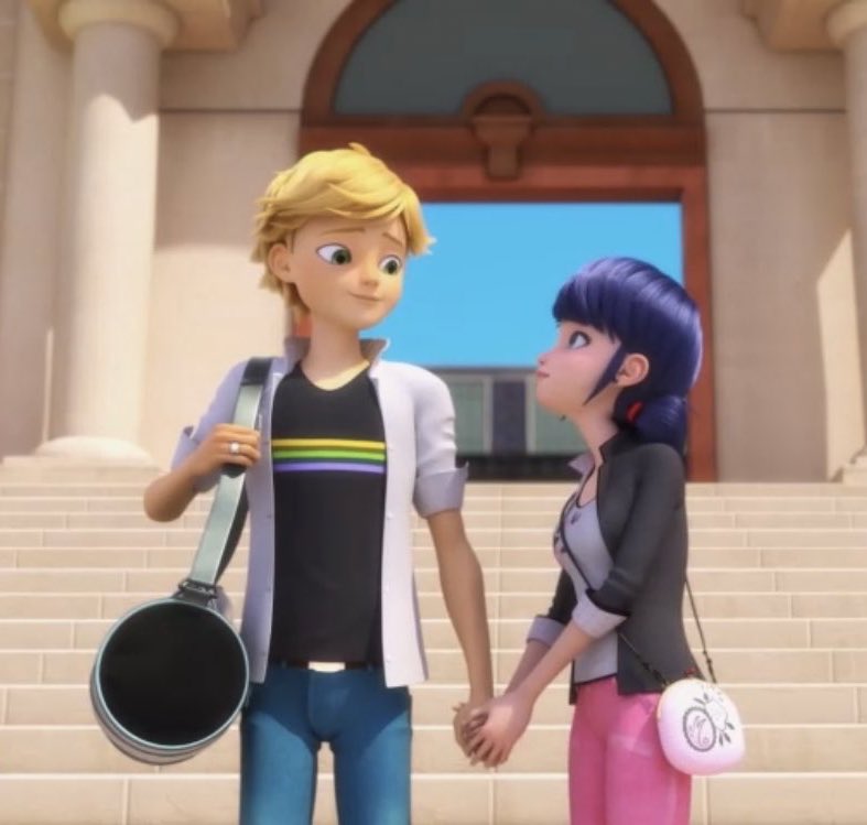 Still can't believe that Adrien is finally Marinette’s girlfriend. Good for them #MLBS5Spoiler