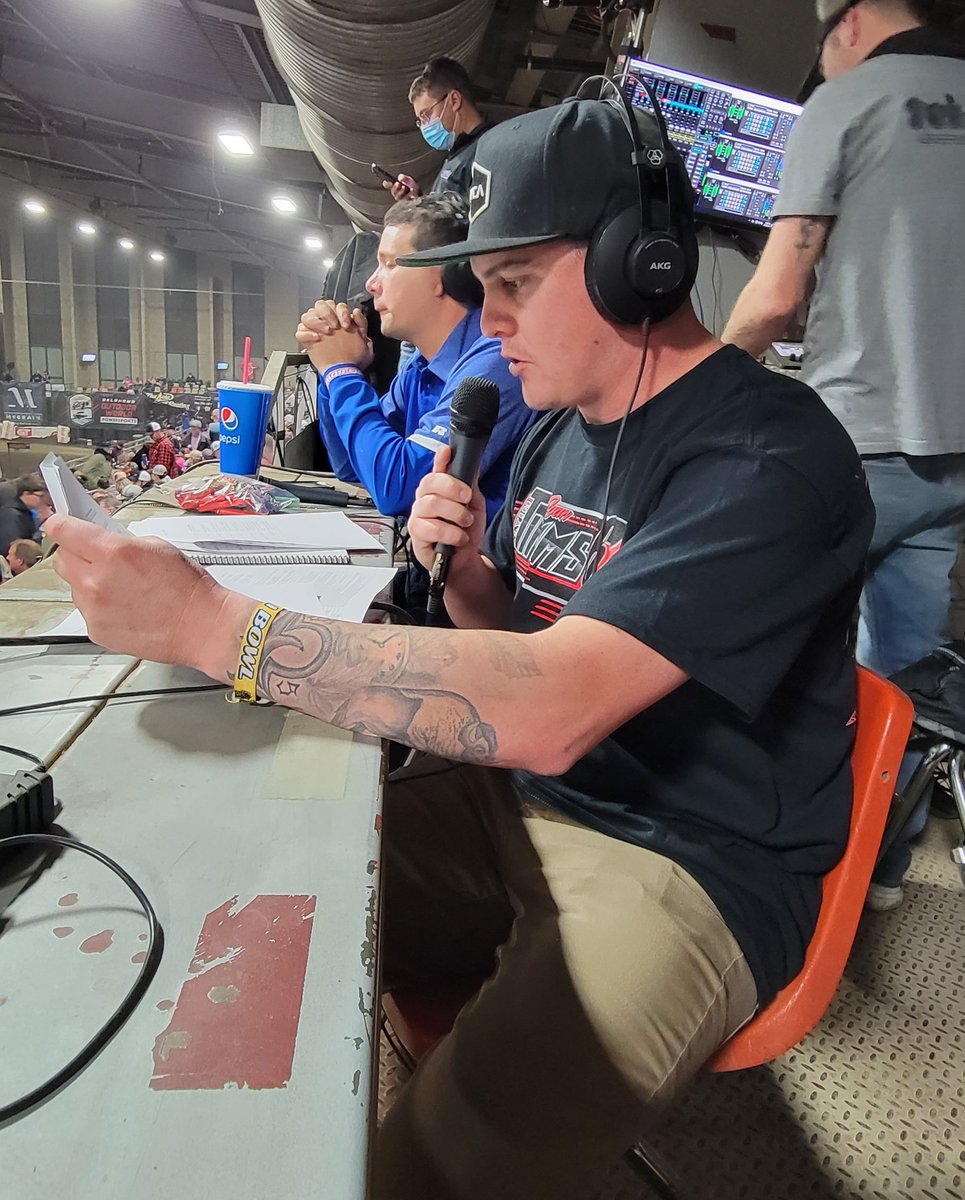 Had a little fun with <a href="/bworth44/">Ben Worth</a> tonight. Matt Ward invited him to try announcing. Nervous, but did alright for his first time