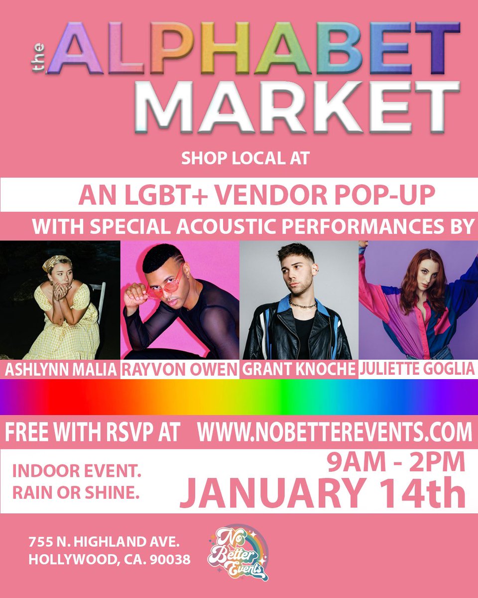 If you’re in LA come by tomorrow! Free tickets on the link. eventbrite.com/e/the-alphabet…