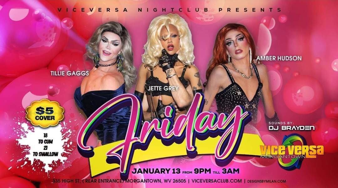 The dolls are <a href="/ViceVersaWV/">Vice Versa</a> hosted by <a href="/montazmorgan/">Montaz Hazelton</a>