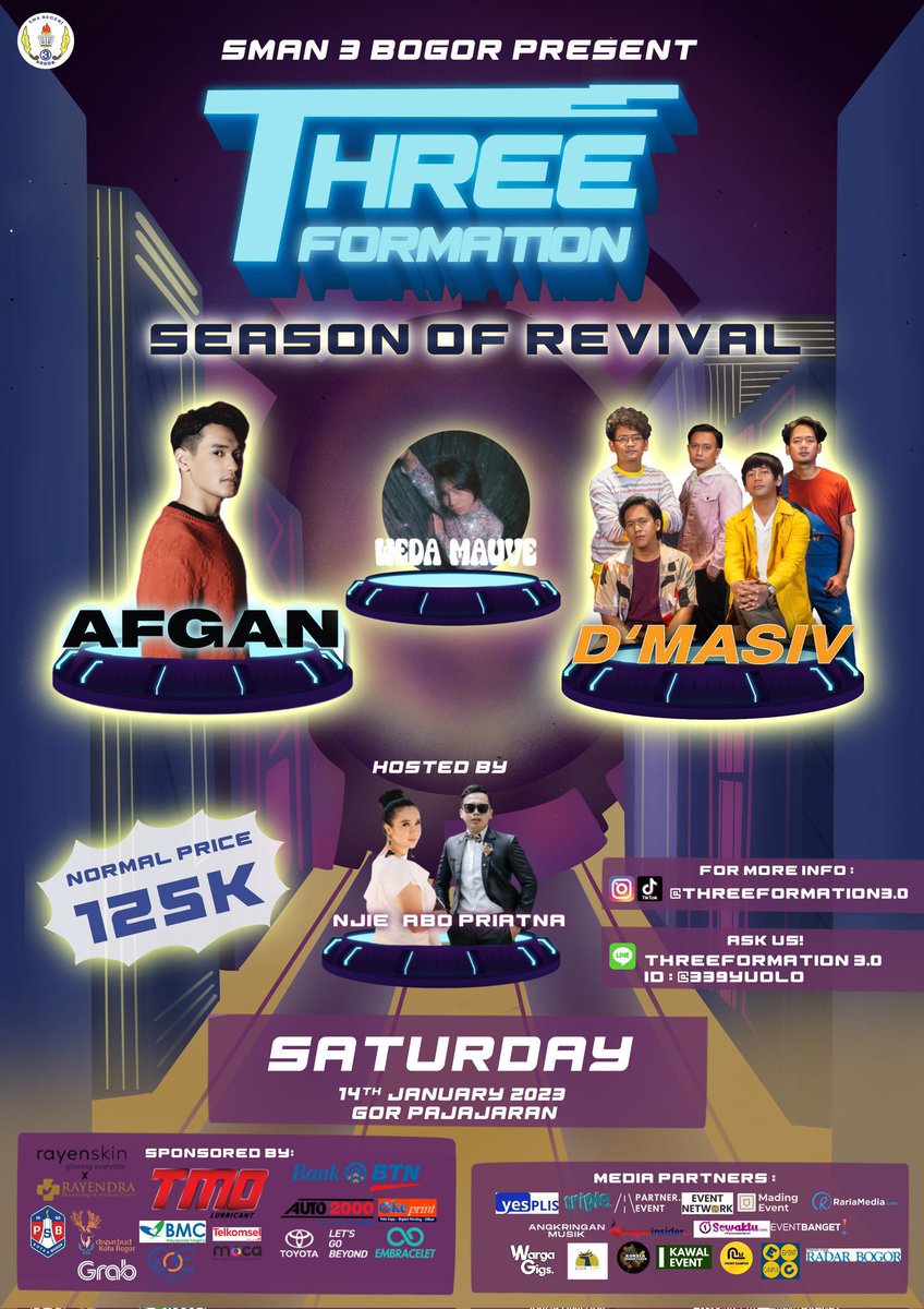 devinaygy's tweet photo. wts! ada yg nyari tiket buat nnton threefo atau threeformation ngg? soalnya ada sisa 1 tiket ggra temen gua ga bisa dteng.. yg minat bisa chat aja ya, sabi nego #zonajajan #zonauang https://t.co/gJgHz1eUAL