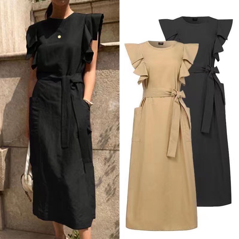 affiliateMel's tweet photo. I found this great deal on Lazada! Check it out! 
Product Name: baao Summer Dress Sexy Ruffle Maxi Long Korea Dress With Belt
Product Price: ₱989
Discount Price: ₱268
Product Link: https://t.co/XxutyuQOx9 https://t.co/k9eyFDpB8I