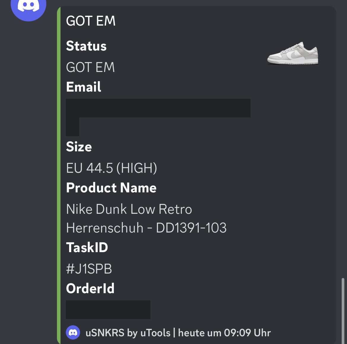 Success from the Nike Drop
CG: <a href="/Venom_Cooks/">VenomCooks</a> 
Bot: <a href="/uSNKRS/">USNKRS</a>
Proxies: <a href="/Lemon_Proxies/">LemonProxies</a>