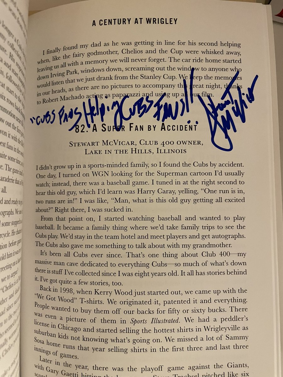CubsCentury's tweet photo. Off to a great start at #CubsCon getting storytellers to sign their stories - @Club400cubscave and @WayneMessmer. #Cubs https://t.co/psf0PbN1c8
