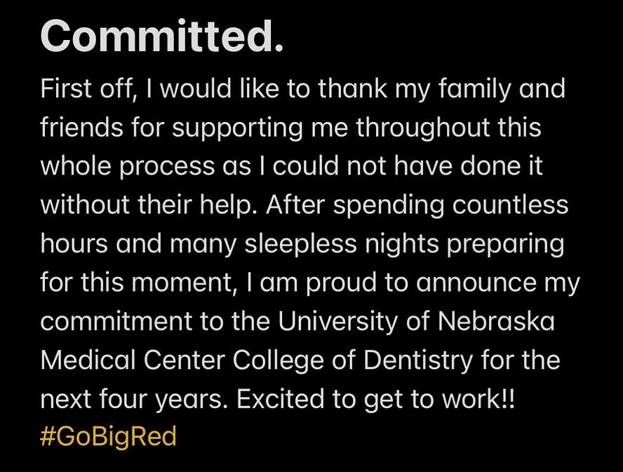 adam_deutsch22's tweet photo. UNMC ‘27 ❤️🤍 Go Huskers!

#HomegrownHuskers https://t.co/0OuQ1JEJC4