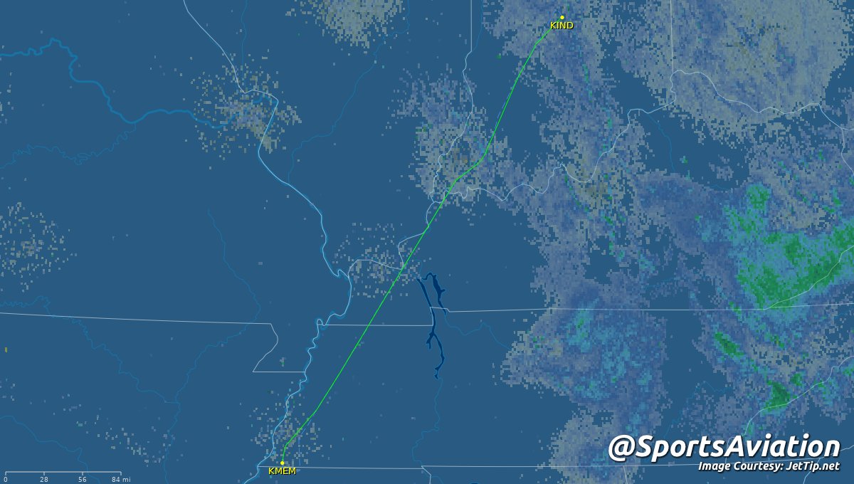 SportsAviation's tweet photo. 🏀 Memphis Grizzlies (@memgrizz) #BigMemphis
🆚 Indiana Pacers #BoomBaby #MEMvsIND
✈️ N654DL | DAL8930 | B752
🛫 MEM - 3:27 pm CT
🛬 IND - 5:25 pm ET
📡 Tracking: https://t.co/eQJ70tivrI https://t.co/rEUcEfaFDg
