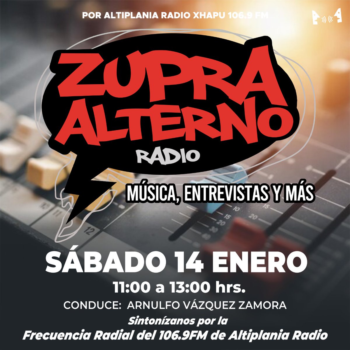ARNULFOVAZQUEZ's tweet image. #LIFEISLIFE #NEWYEARSDAYS #RETORNAMOSANUESTROSCOMIENZOS #TODOSLOSSÁBADOS #ZUPRAALTERNO #ROCKYOTRASALTERNATIVAS #SABADO14ENERO #APARTIRDELAS11DELAMAÑANA #ALTIPLANIARADIO106PUNTO9FM #CONDUCEARNULFOVZ  #DGPHYAYOL #SAHAGUNENSES #MX2023

radioytelevision.hidalgo.gob.mx/pag/radiotepea…